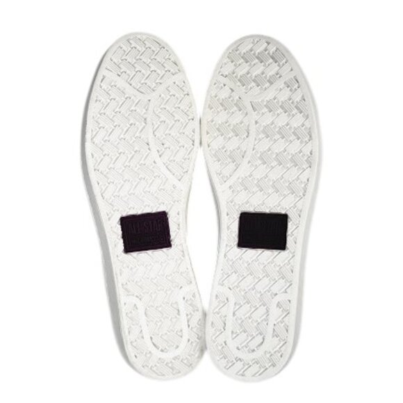 CONVERSE Pro Leather OX Low White Purple Sneakers Unisex Women 11.5- Men 10 NWOB - Picture 7 of 9